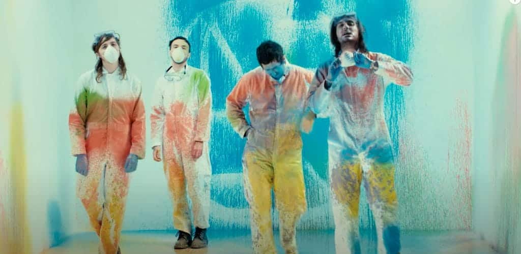 Shoegaze band Nothing In music video for Vertigo Flowers.